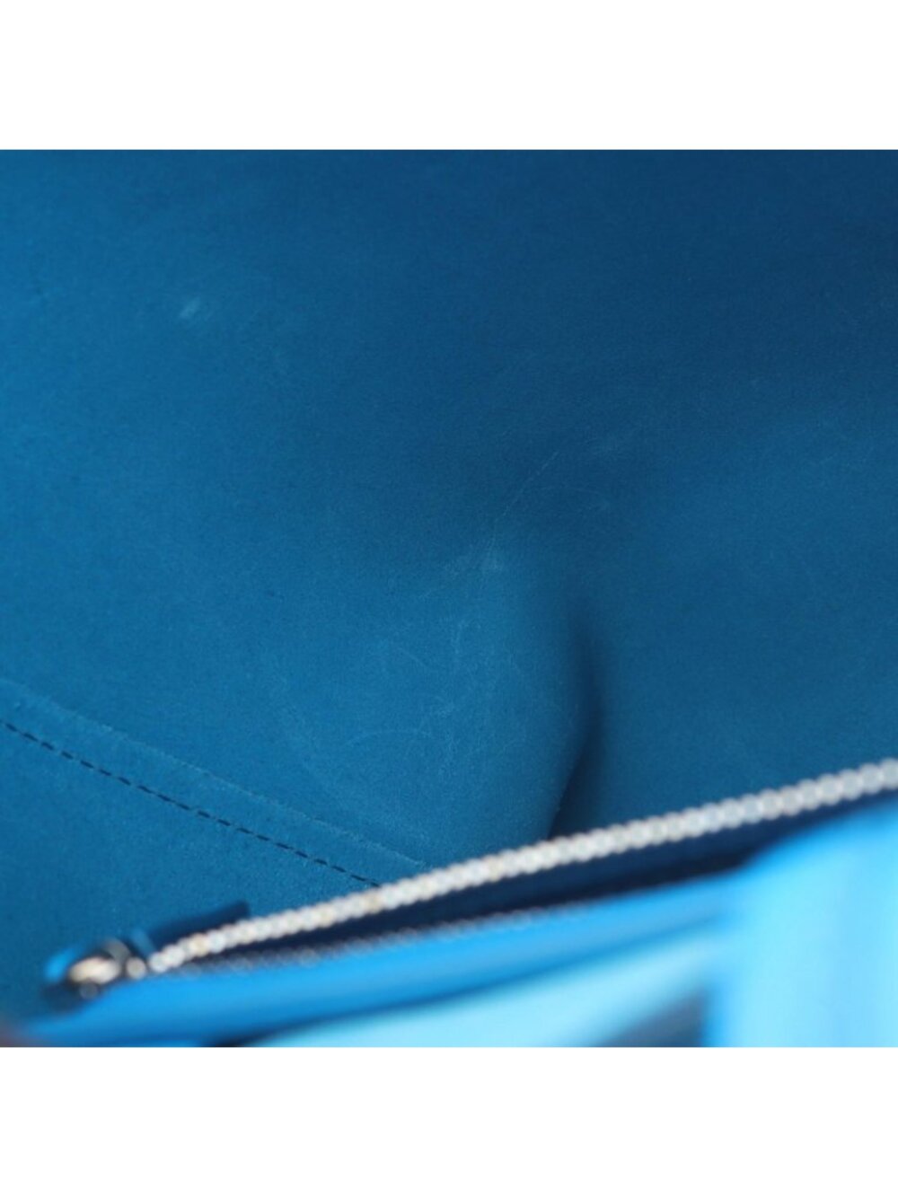 Celine Ceri Tote Tikal Smo Kabata Quiz Blue Leather Ready - Picture 6 of 8